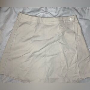 White Skort
